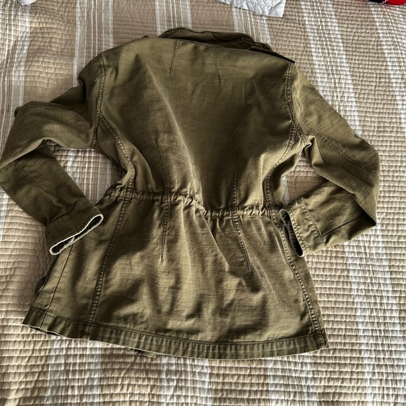Army green military style jacket - Picture 3 of 17